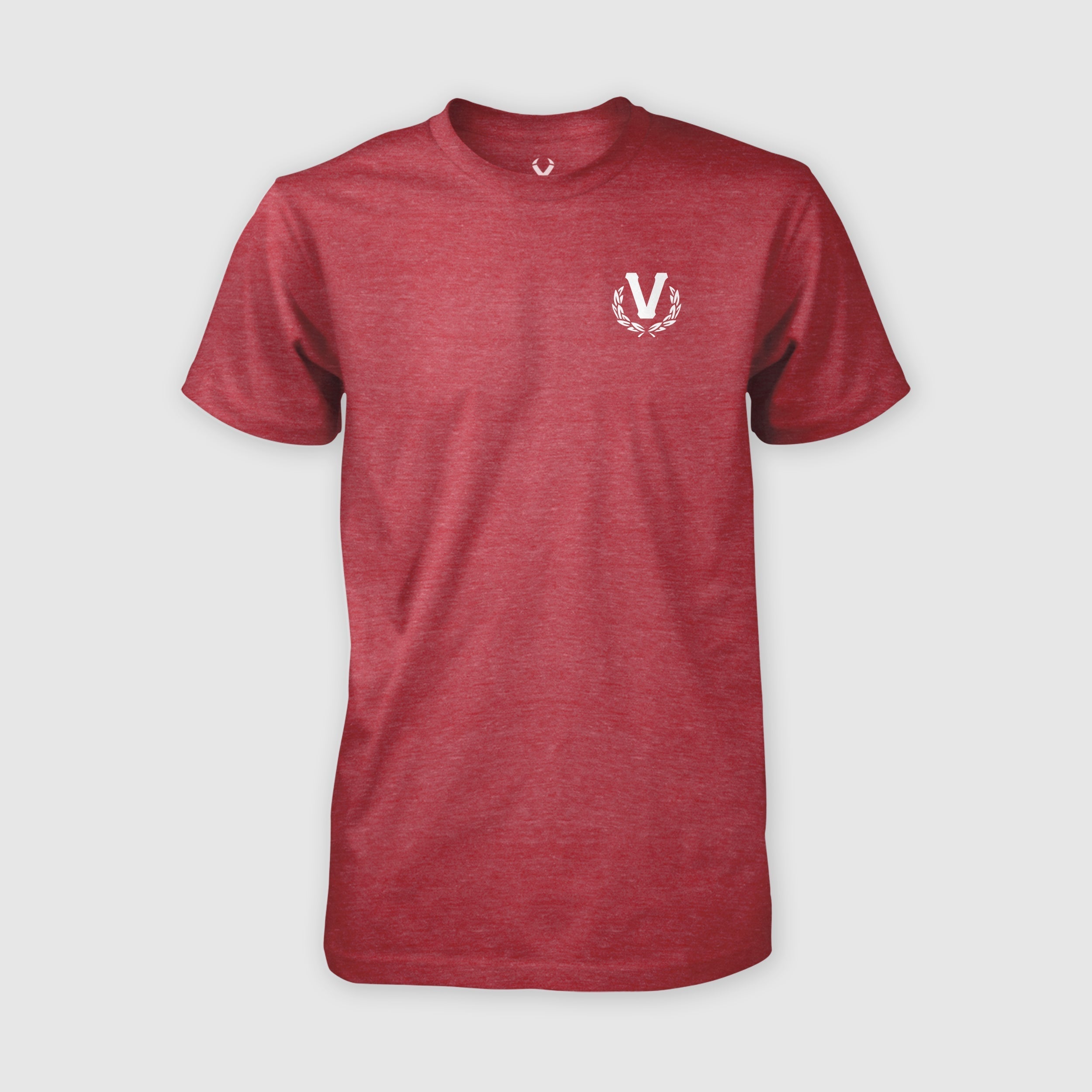 Vantage Youth Blood & Sweat Tee - Heather Red