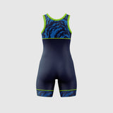 Vantage Strike Girls Singlet - Navy