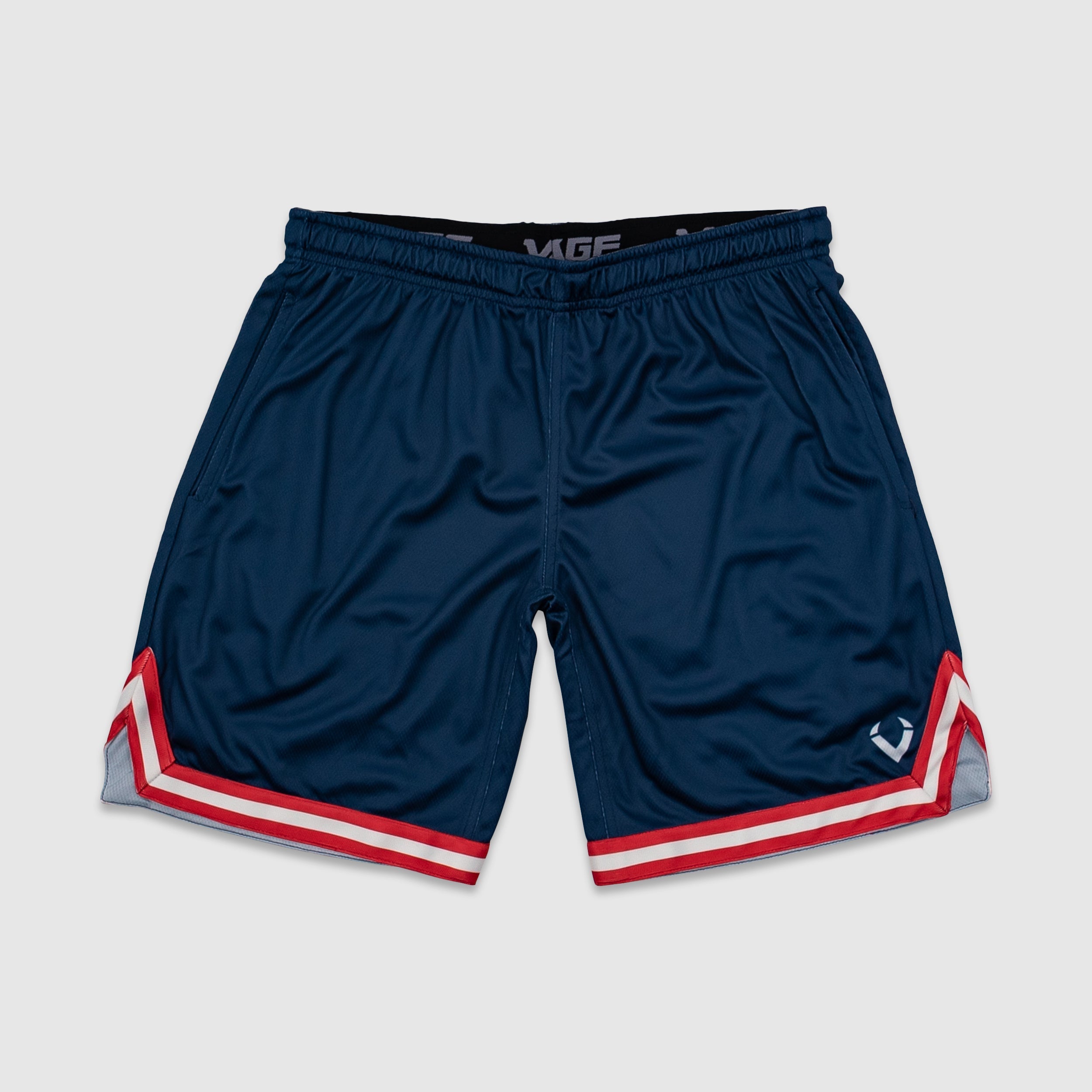 Vantage Youth Varsity Shorts - R/W/B