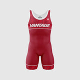 Vantage Strike Youth Singlet - Red